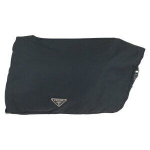 Prada plate black Tessuto logo messenger shoulder nylon bag triangular